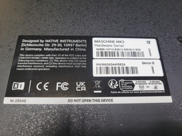 Б/у Dj контролер Native Instruments maschine mk3 01-201041865