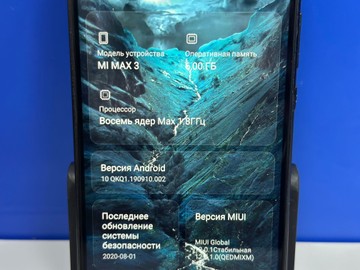 Б/у Мобільний телефон Xiaomi mi max 3 6/128gb 01-201098207