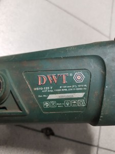 Б/у Угловая шлифмашина Dwt ws10-125 t 01-201101839