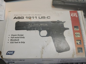 Б/в Пневматичний пістолет Asg 1911 us-c blowback 01-201105871