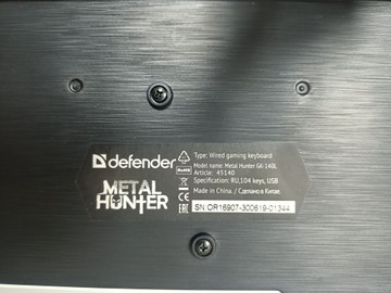 Б/в Клавіатура Defender gk-140l 01-201155806