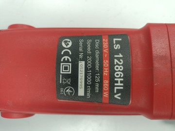 Б/в Кутова шліфмашина Vitals ls 1286hlv 01-201163547