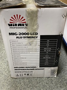 Б/в Зварювальний апарат Vitals mig 2000 digital lcd 01-201165128