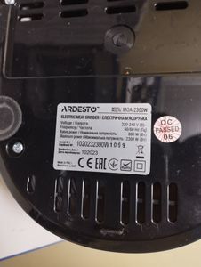 Б/в М`ясорубка Ardesto mga-2300w 01-200843795