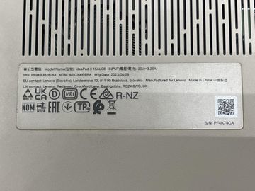 Б/у Ноутбук Lenovo 15/ryzen 5 5500u ddr4/8gb ddr4/hdd *відсутній/ssd 512 gb/*інтегрована 01-200878038