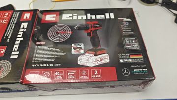 Б/в Набір електроінструментів Einhell te-cd 18/40/ te-ag 18/115 1акб 2.5ah зп 01-200893468