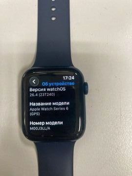 Б/у Смарт-часы Apple watch series 6 gps 44mm aluminum case 01-200923555