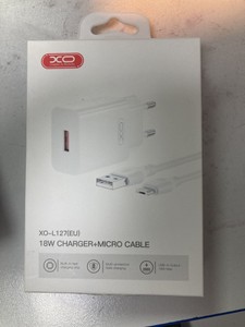 Б/в Мережевий зарядний пристрій Xo l127 + micro usb 01-200940024