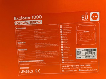 Б/в Зарядна станція Jackery jackery explorer 1000 v2 01-200948651