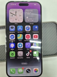 Б/в Мобільний телефон Apple iphone 14 pro max 256gb esim 01-201007165