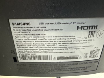 Б/в Монітор Samsung ls24r350fhixci 01-201016928