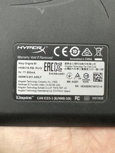 Б/в Клавіатура Hyperx alloy origins 60 01-201037666
