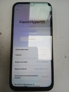 Б/у Мобільний телефон Xiaomi redmi 15c 4g 4/128gb 01-201064282