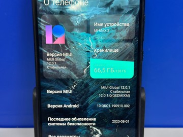 Б/у Мобільний телефон Xiaomi mi max 3 6/128gb 01-201098207