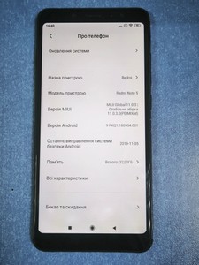 Б/у Мобільний телефон Xiaomi redmi note 5 3/32gb 01-201134506