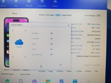 01-200448416: Apple iphone 14 pro max 128gb