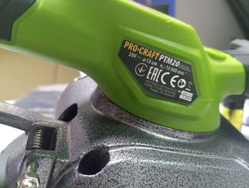Б/в Віброприсоска Procraft ptm20 1акб зп 01-200795353