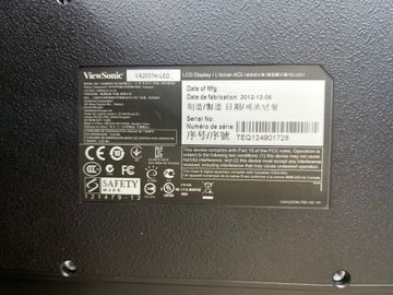 01-200740071: Viewsonic va2037m