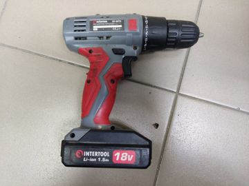 Б/в Шурупокрут Intertool dt-0315 li 1акб зп 01-200812496