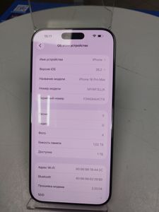 Б/у Мобильний телефон Apple iphone 16 pro max 1tb esim 01-200815300