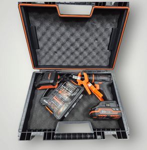 Б/в Набір інструментів Dnipro-M cd-201hbc compact/ dga-201bc ultra 1акб 4ah зп 01-200802409