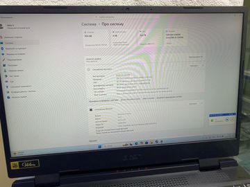 Б/в Ноутбук Acer 15/core i5-12450h ddr5/16gb ddr5/hdd *відсутній/ssd 1000 gb/geforce rtx4050 6gb 01-200830974