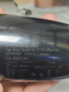 Б/в Блендер Bosch msm2650b 01-200828862