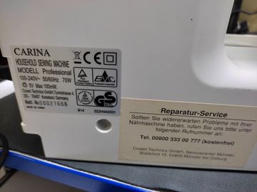 Б/в Швейна машина Carina professional 01-200842921