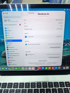 Б/в Ноутбук Apple macbook a3114/15.3/m3/8 gb/256 gb/10 core gpu retina 01-200839227