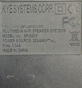 Б/в Акустика Genius sp-s200 01-200855930