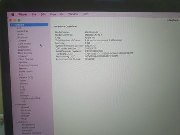 Б/в Ноутбук екран 13,3" Apple Macbook Air a2337/ m1 8-cpu/ 7-gpu/ ram8gb/ ssd256gb/ retina, truetone 01-200886988