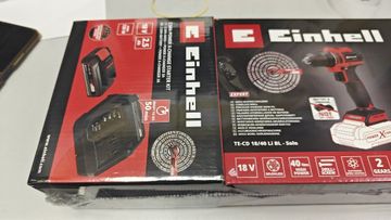 Б/в Набір електроінструментів Einhell te-cd 18/40/ te-ag 18/115 1акб 2.5ah зп 01-200893468