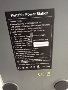 Б/в Зарядна станція Fossibot f1200 01-200912962