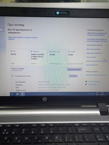 Б/в Ноутбук Hp 15/core i3 6100u ddr3/8gb ddr3/hdd *відсутній/ssd 128 gb/*інтегрована 01-200927193