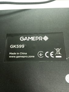Б/в Клавіатура Gamepro stinger gk599 usb 01-200991512