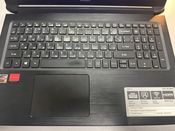 Б/в Ноутбук Acer 15/ryzen 5 2500u ddr4/6gb ddr3/hdd 1000 gb/ssd 128 gb/radeon 530 2gb 01-201002847