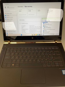 Б/в Ноутбук Hp 13/core i7 7500u ddr3/8gb ddr3/ssd 256 gb/*інтегрована 01-201035532