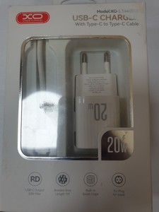 Б/в Мережевий зарядний пристрій Xo l146 + type c 01-201018301