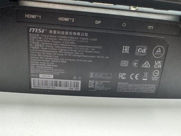 Б/в Монітор Msi g2422c 01-201094799