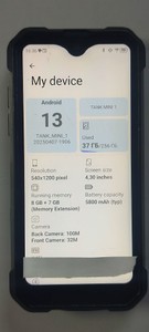 Б/в Мобільний телефон Unihertz tank mini 8/256gb 01-201101082