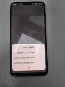 Б/в Мобільний телефон Oneplus 6 8/128gb 01-201106801