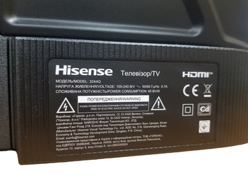 Б/в Телевізор Hisense 32a4q 01-201030201