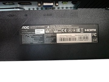Б/в Монітор Aoc c24g2u/bk 01-201123673