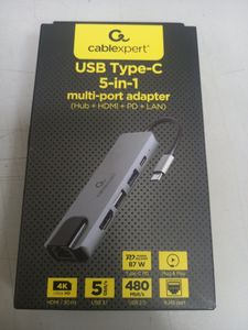 01-200609328: Cablexpert usb-c 5-в-1(a-cm-combo5-04)