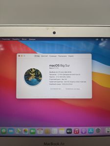 01-200751110: Apple macbook air 2013 a1465 11.6" core-i5 1,3ghz/ram4gb/ssd128gb/intel hd graphics 5000