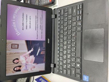 Б/в Ноутбук Acer 11/celeron n3350 ddr3/4gb ddr3/hdd 500 gb/*інтегрована 01-200803319