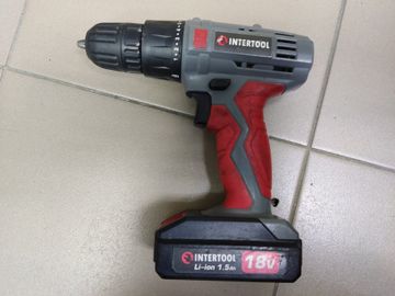 Б/в Шурупокрут Intertool dt-0315 li 1акб зп 01-200812496