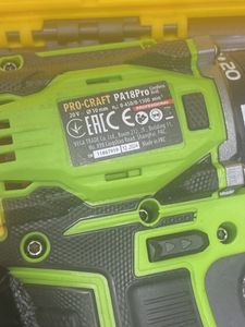 Б/у Шуруповерт Procraft pa-18 pro 01-200821424