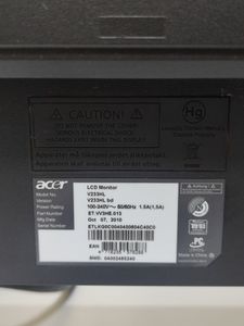 Б/в Монітор Acer v233hl 01-200825343
