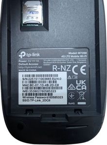 Б/в Бездротовий маршрутизатор Tp-Link m7200 01-200833474